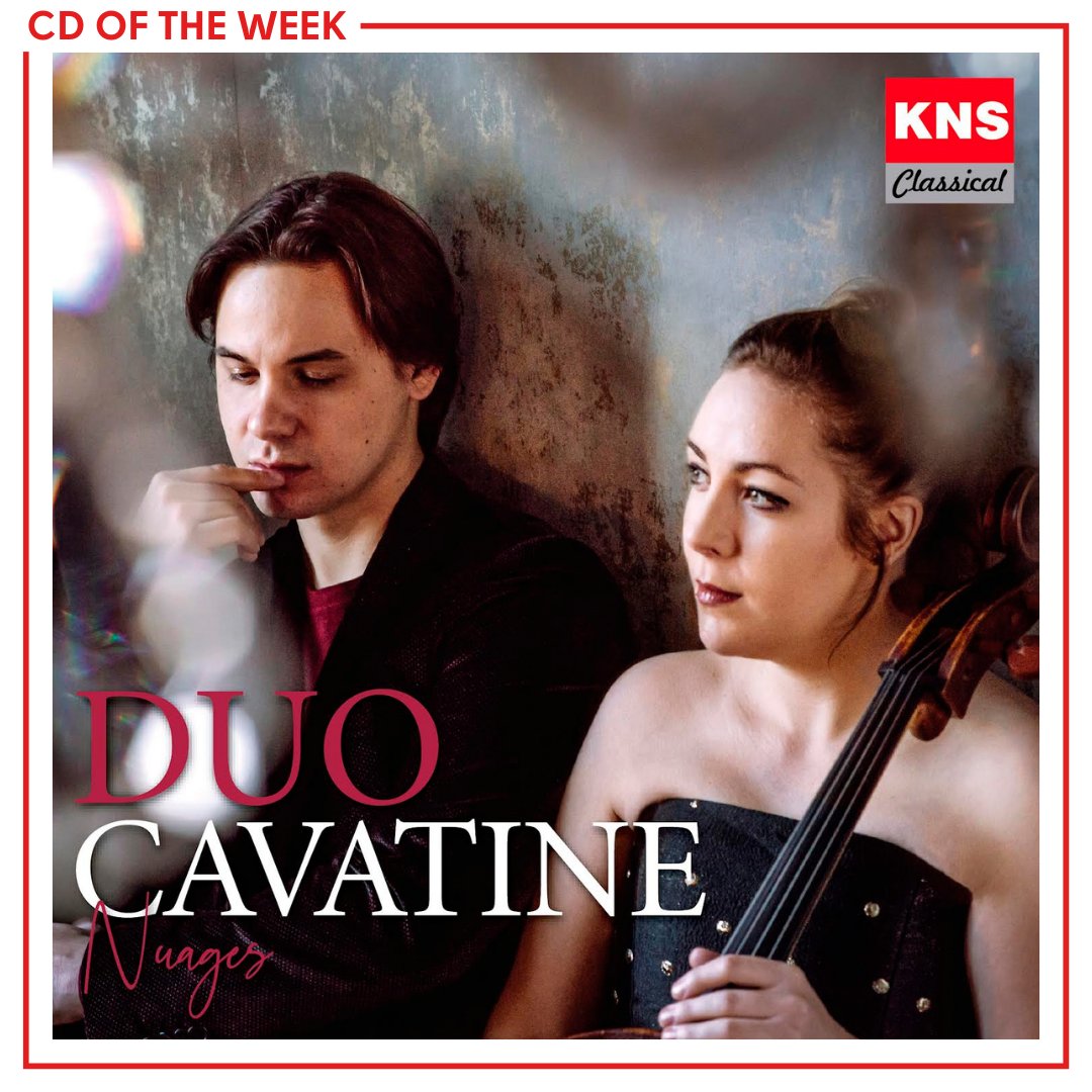 CD OF THE WEEK
"Nuages"
Duo Cavatine

The CD "Nuages" released by KNS Classical was the most listened CD on Spotify last week! Congratulations to this outstanding duo!!
 Enjoy it here: open.spotify.com/intl-es/album/…