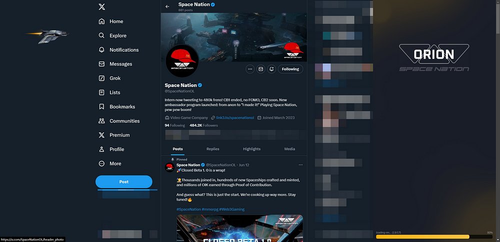 Space Nation Orion tweet media