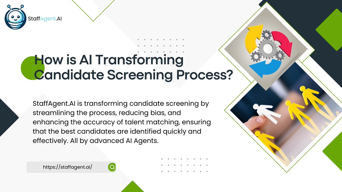 AI is revolutionizing #candidatescreening at StaffAgent.AI🌟 
Our #AI interviewers ensure dynamic conversation flow, ultra-responsive interactions, and multilingual capabilities. 
Join us staffagent.ai, in redefining #recruitment excellence! 🚀
#AIAutomation