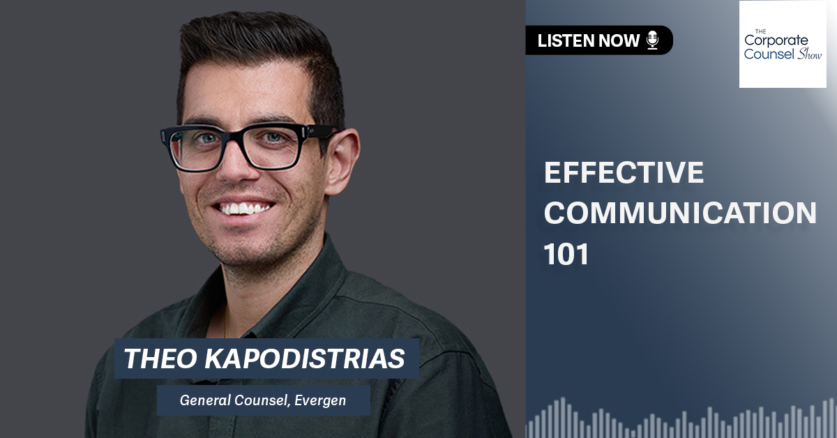 #PODCAST: Theo Kapodistrias of <a href="/EvergenEnergy/">Evergen</a> discusses the importance of being a good communicator and how to speak to others professionally, how the post-pandemic working world makes good communication even more critical, and much more. Tune in: bit.ly/3VKhIe8 

#L ...
