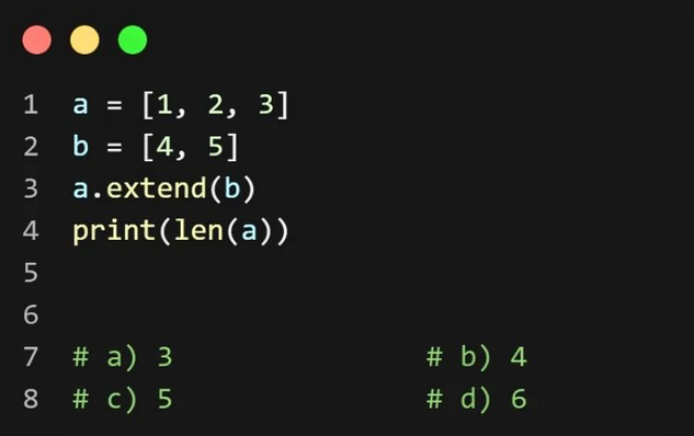 Python_Dv's tweet image. Python Question / Quiz;
What is the output of the following Python code, and why? 🤔🚀 Comment your answers below! 👇
#python #programming #developer #morioh #programmer #coding #coder #webdeveloper #webdevelopment #pythonprogramming #pythonquiz #machinelearning