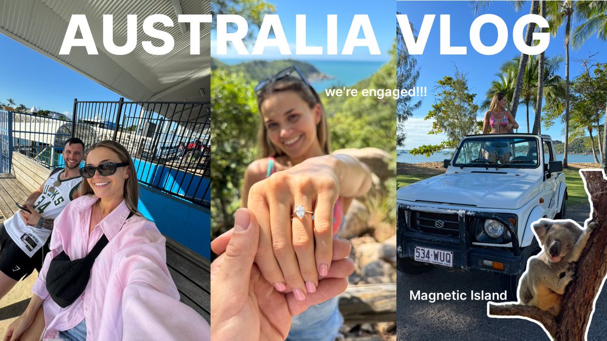 We've arrived in Australia! visiting Magnetic Island and... WE'RE ENGAGED 💍🐨☀️
youtu.be/eUaI2muHMfw