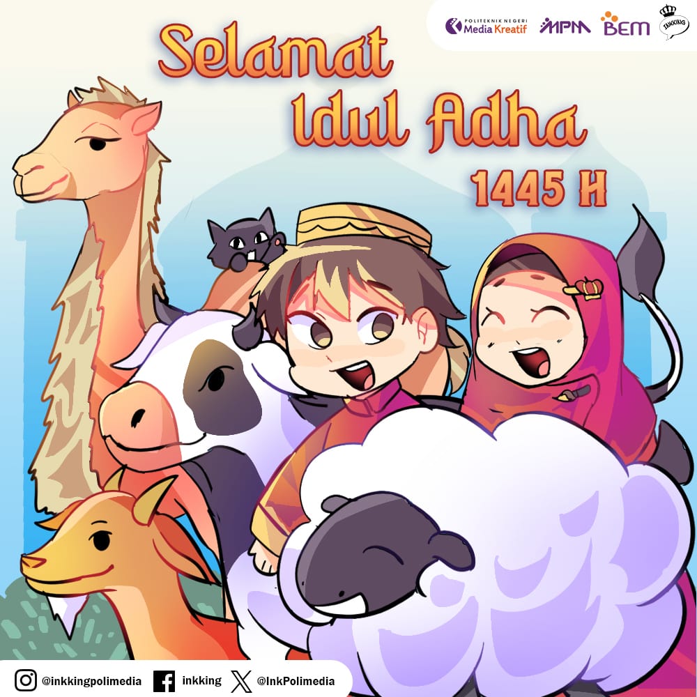 InkPolimedia's tweet photo. Berkurban, Berbagi, Berbahagia

Idul Adha adalah momen untuk merenungkan hikmah di balik setiap pengorbanan. Mari jadikan hari ini pengingat untuk selalu berbuat baik dan memperkuat iman. Semoga Allah SWT menerima segala amal ibadah kita dan diberikan keberkahan yang melimpah. https://t.co/BZCrdMRGOB