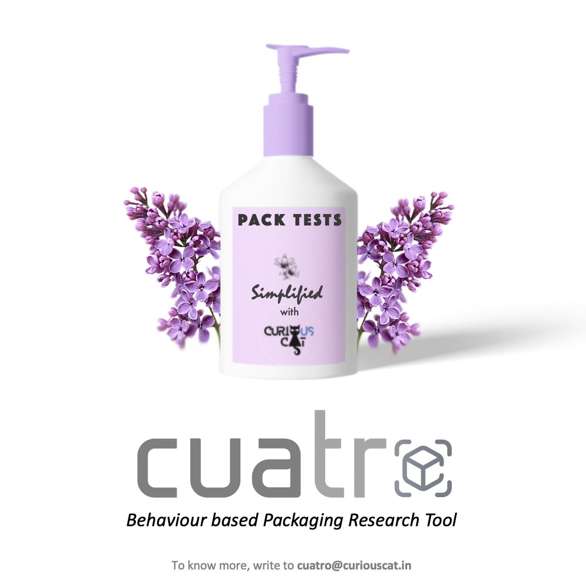 CuriousCat_In's tweet image. Cuatro - A shopper behaviour based packaging research tool !
Delivering quality insights quickly and affordably.

Follow us or watch this space for more updates.

#cuatro #packtest #packagingresearch