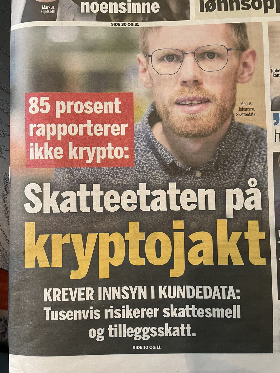 Runebolle's tweet photo. Første og siste gang jeg poster noe om #krypto https://t.co/NbibU9CKOf