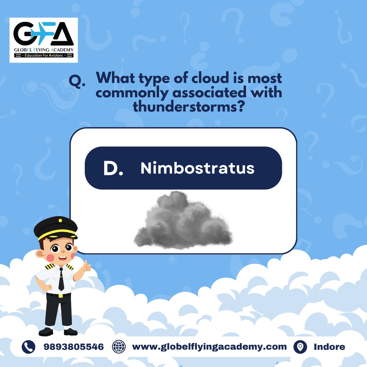 GFA_Indore's tweet photo. Day 2 of the Aviation Quiz Series and the stakes are higher! Challenging minds and sparking curiosity. Who’s ready for another round? 🔥🤔 

 📞 +91-98938 05546  
🌐 https://t.co/Cde7PtFxCA 

#GFAQuizSeries #Day2 #BrainTeasers #QuizChallenge #KnowledgeQuest #SmartCompetition https://t.co/Mqna9UVgiT