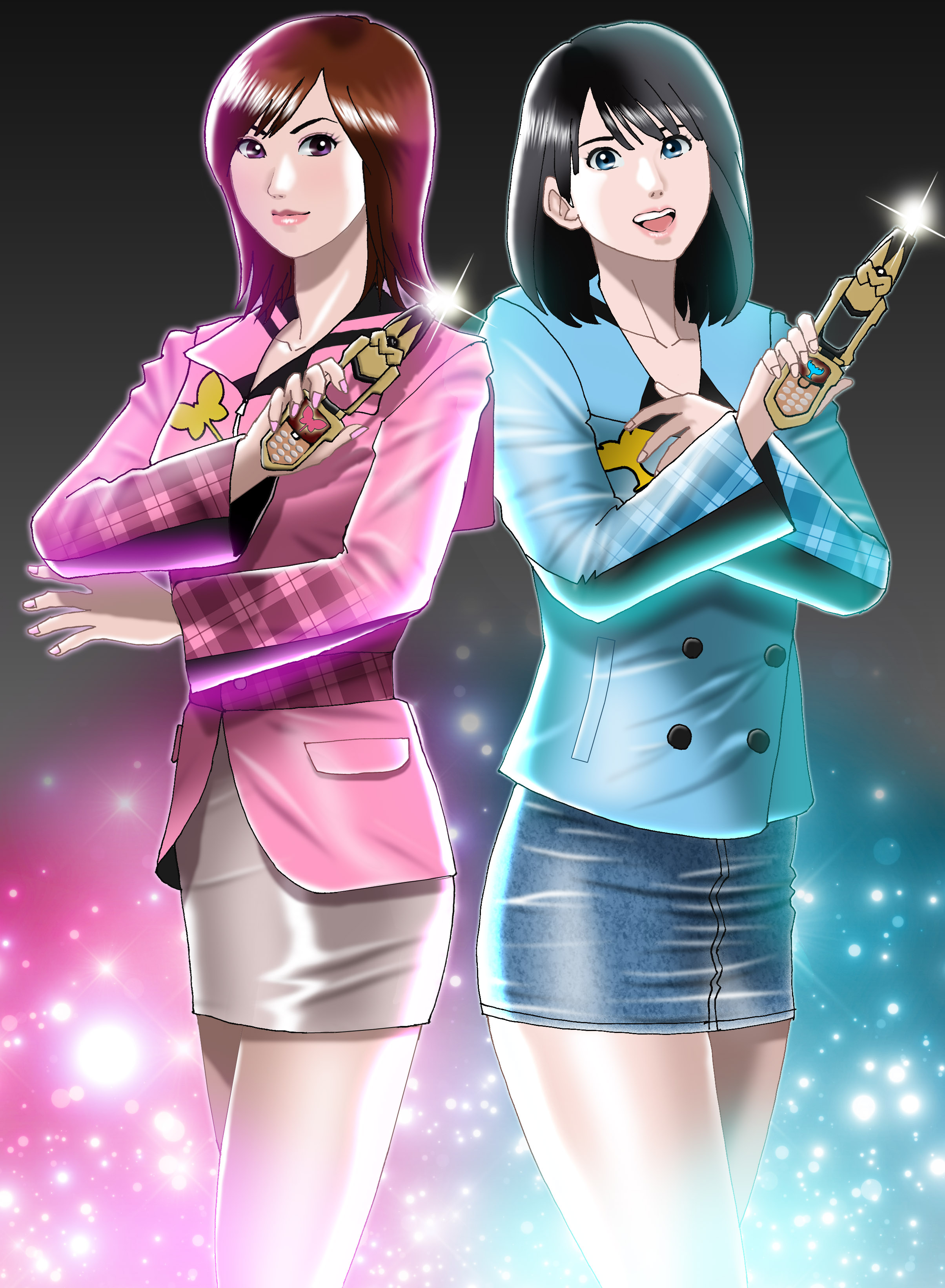 魔法戦隊マジレンジャー 小津芳香 ジャケット 魔法戦隊マジレンジャー レジェンドマジブルー&レジェンドマジ