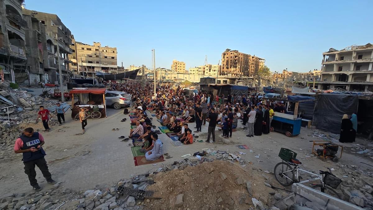 Let's celebrate this Eid in the name of #Gaza

#عيد_الأضحى_مبارك
#GazaGenocide‌
#IsraelCrimesAgainstHumanity