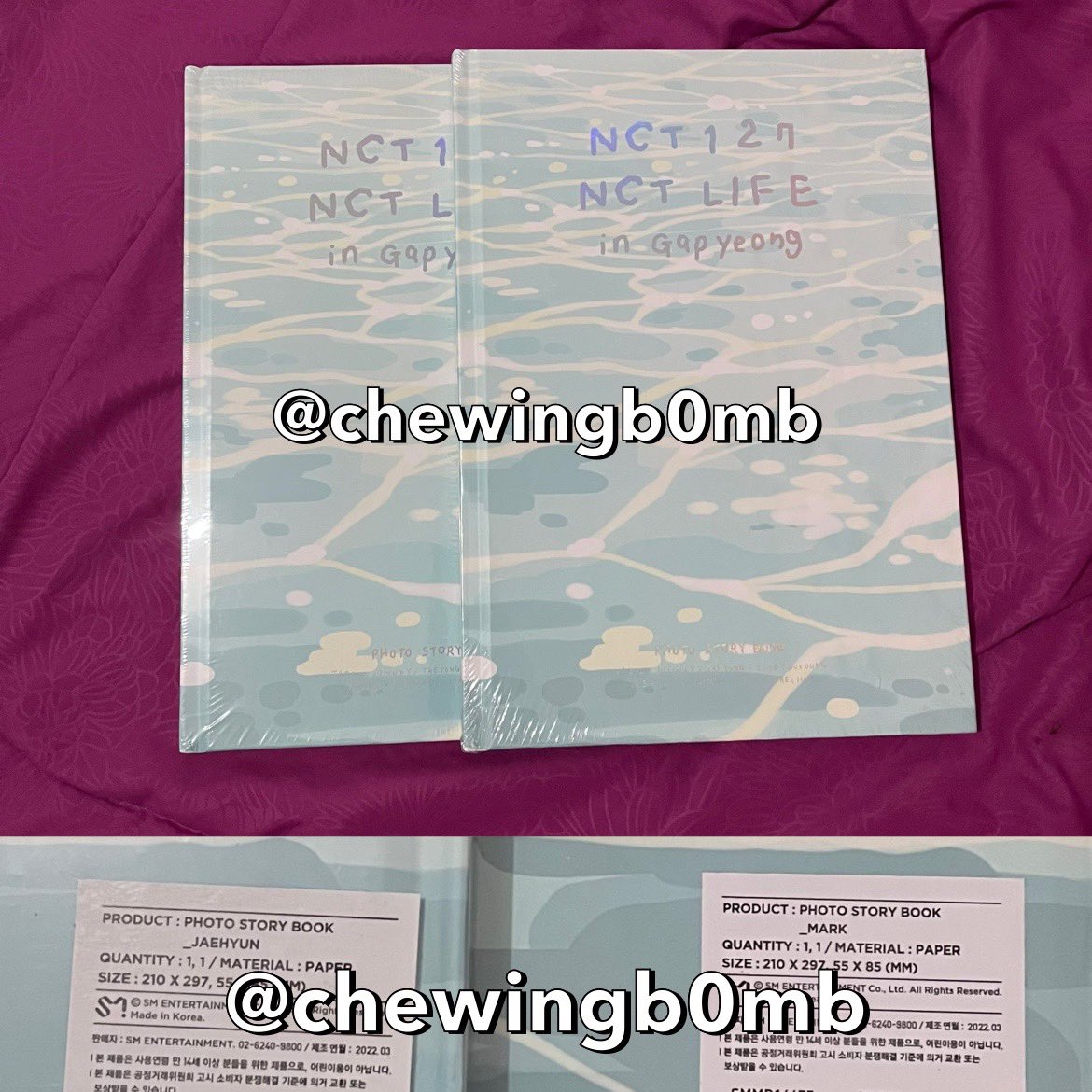 chewingb0mb's tweet photo. wts nct 127 nct life in gapyeong photo story book + pc

—jaehyun
—mark

• sealed, on hand
• offer price
• serious buyer only
• send to INA 🇲🇨 address only
• local bank/paypal fnf/wise/shopee https://t.co/m1ckte2Scd