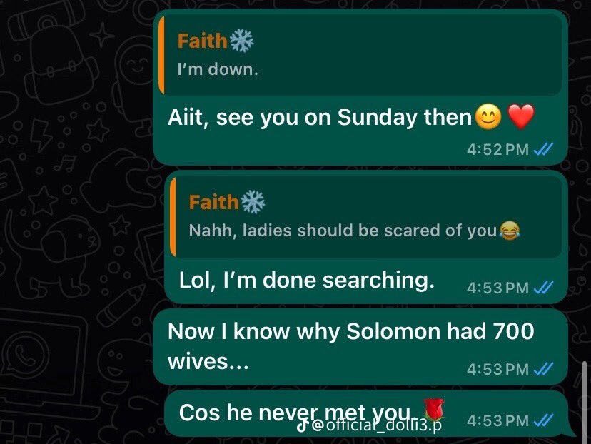 Heaven is far away from some of you sha cuz how will you rizz up a Man ...