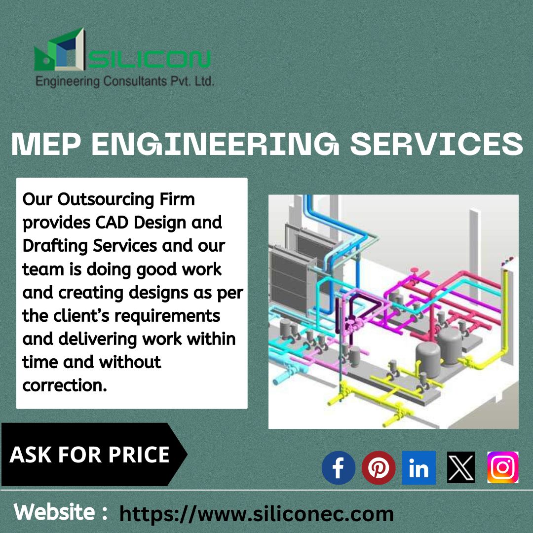 SiliconEnginee1's tweet image. Our Company has the best expertise in MEP Engineering Services in the USA Country. So, visit here for more info :
t.ly/myA4C

#MEPServices #MEPEngineeringServices #CADServices #SiliconEC