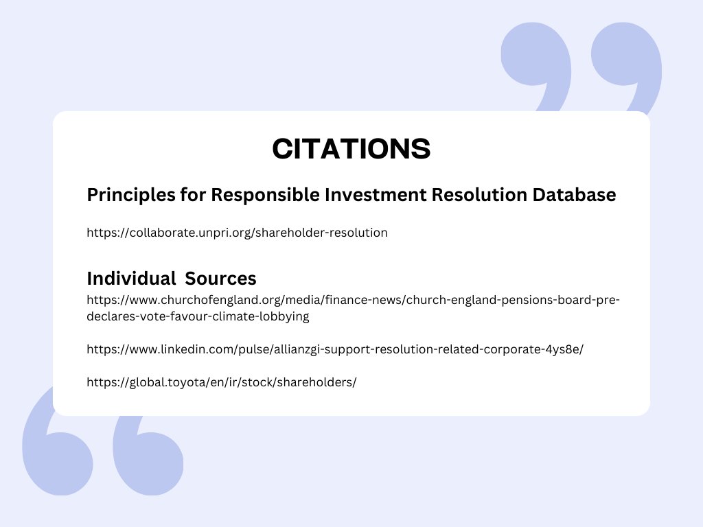 Proxy_watcher's tweet photo. Here are the pre-declared votes of several asset managers  for Toyota Motor Corporation's 120th Ordinary General Shareholders’ Meeting happening tomorrow.

These votes were for proposals focused on improving the companies' sustainability initiatives. https://t.co/WE27pYBrC0