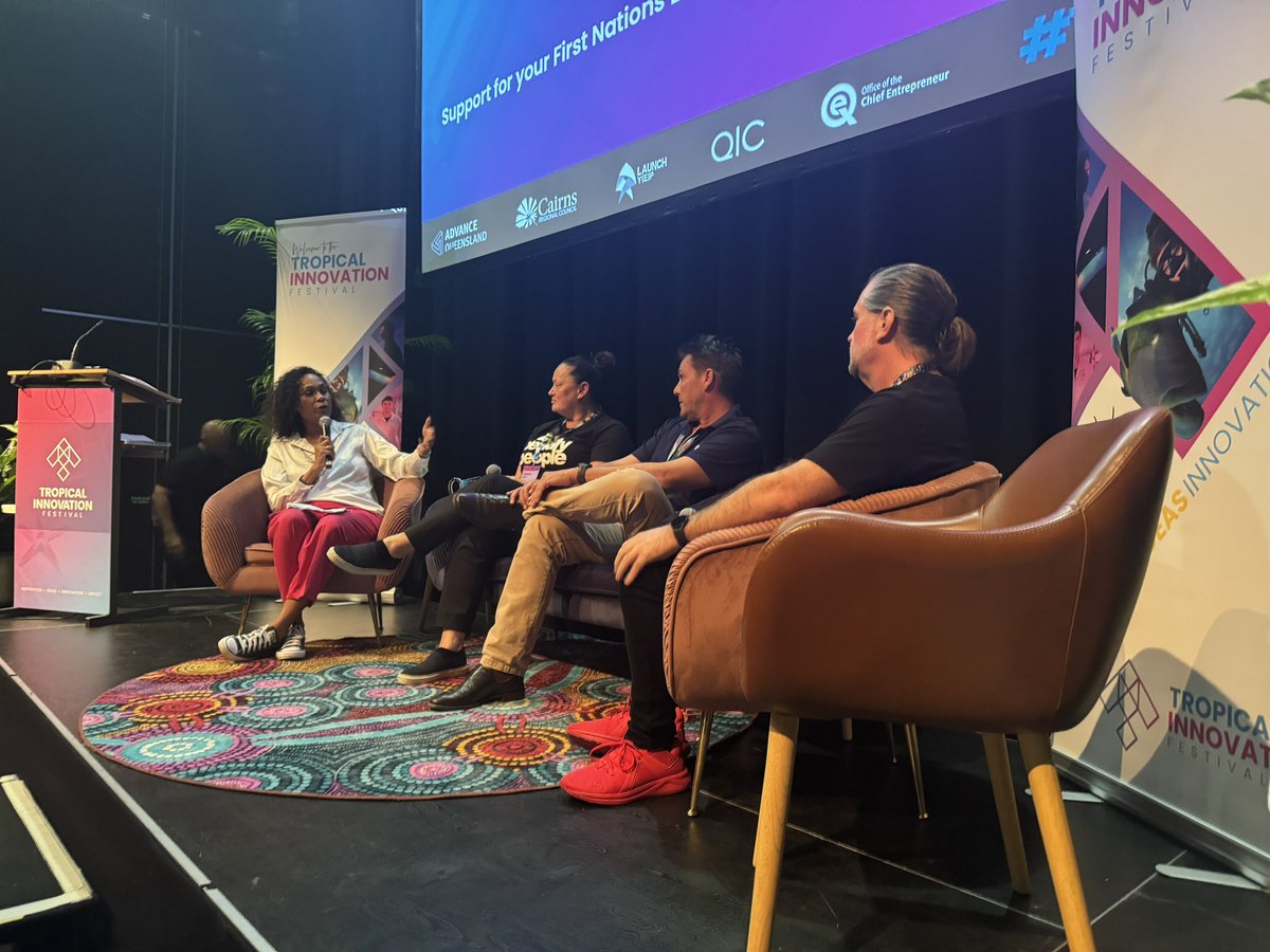 Exciting to be at the Tropical Innovation Festival 2024 in Cairns.  So many familiar faces and new ones who are sparking great business ideas. #tif24