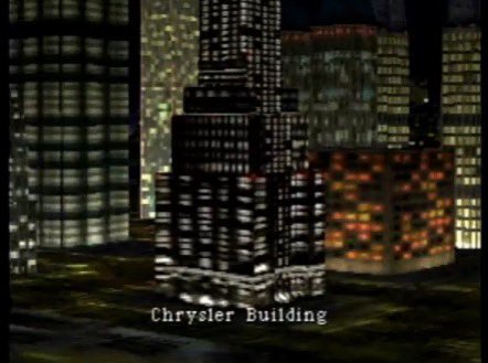 ChaseAllhart's tweet photo. @thewillarowe Also the Chrysler Building is in Parasite Eve, adding to its validity. https://t.co/WT9CFSiSr6