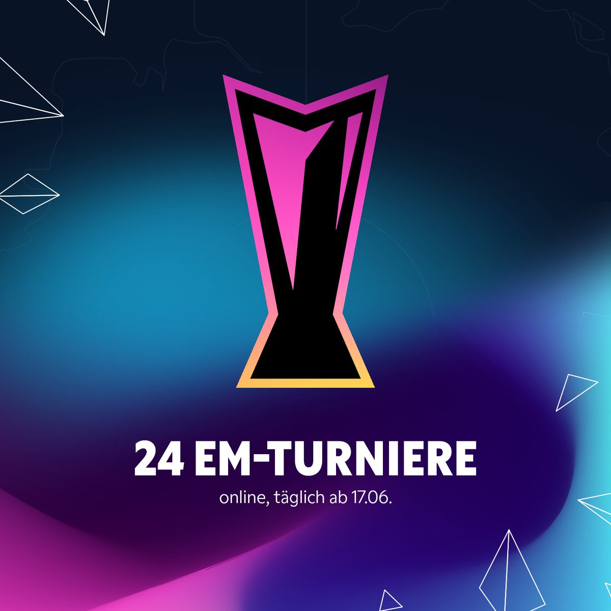 Ab heute finden auf unserer Plattform bayern-zockt.gg 24 Online EM-Turniere statt! 🎮⚽️
Den Finalisten der EM-Turniere winken Sachpreise wie EM-Trikots und Wildcards zum großen Offline Finale mit 2000€ Preispool! 🤑
Jetzt noch schnell anmelden!