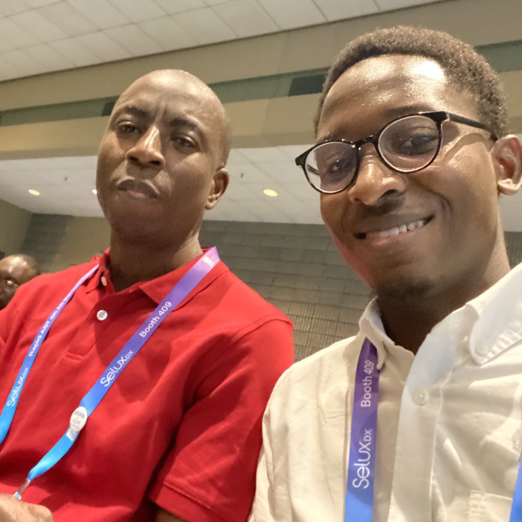 iyioladunjoye's tweet photo. Highlight of #ASMicrobe: connecting with Nigerian scientists worldwide! Happy to meet Prof @EmmanuelAdukwu, Dr Olukunle and Sam &amp; reunite with Prof Eniola, @Aanuoluwaduro, @pelumimagret &amp; many more! Celebrating our shared passion for science &amp; Nigerian excellence in microbiology! https://t.co/y8gKZ8H3p9