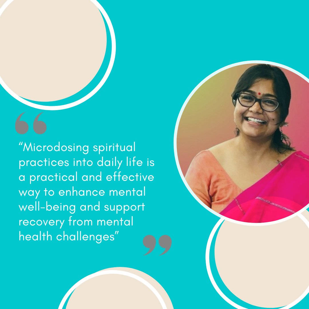 What is the role of spirituality in mental health?

In this reflective essay, Anuradha Ghosh, takes us through her own journey with incorporating spirituality as micro-doses for mental well-being. 

Find out here:

lnkd.in/gM2ZZ-Sy

#mentalhealth #writing #therapy