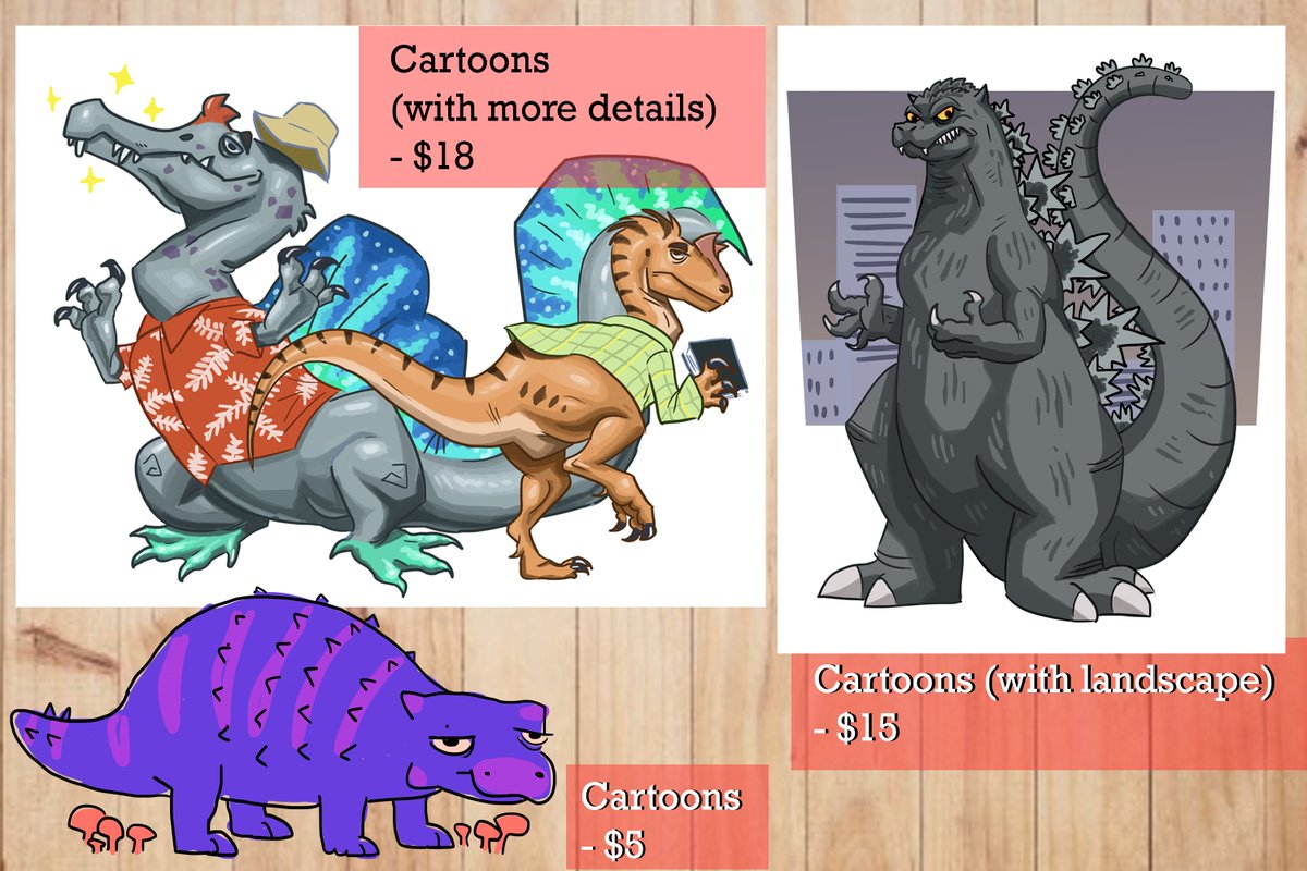 Commissions open (2024)
Welcome and ask with confidence!
.
.
.
.
#digitalartists #paleoart #cartoons #dinosaurs #jurassicpark #godzilla #paleoillustration