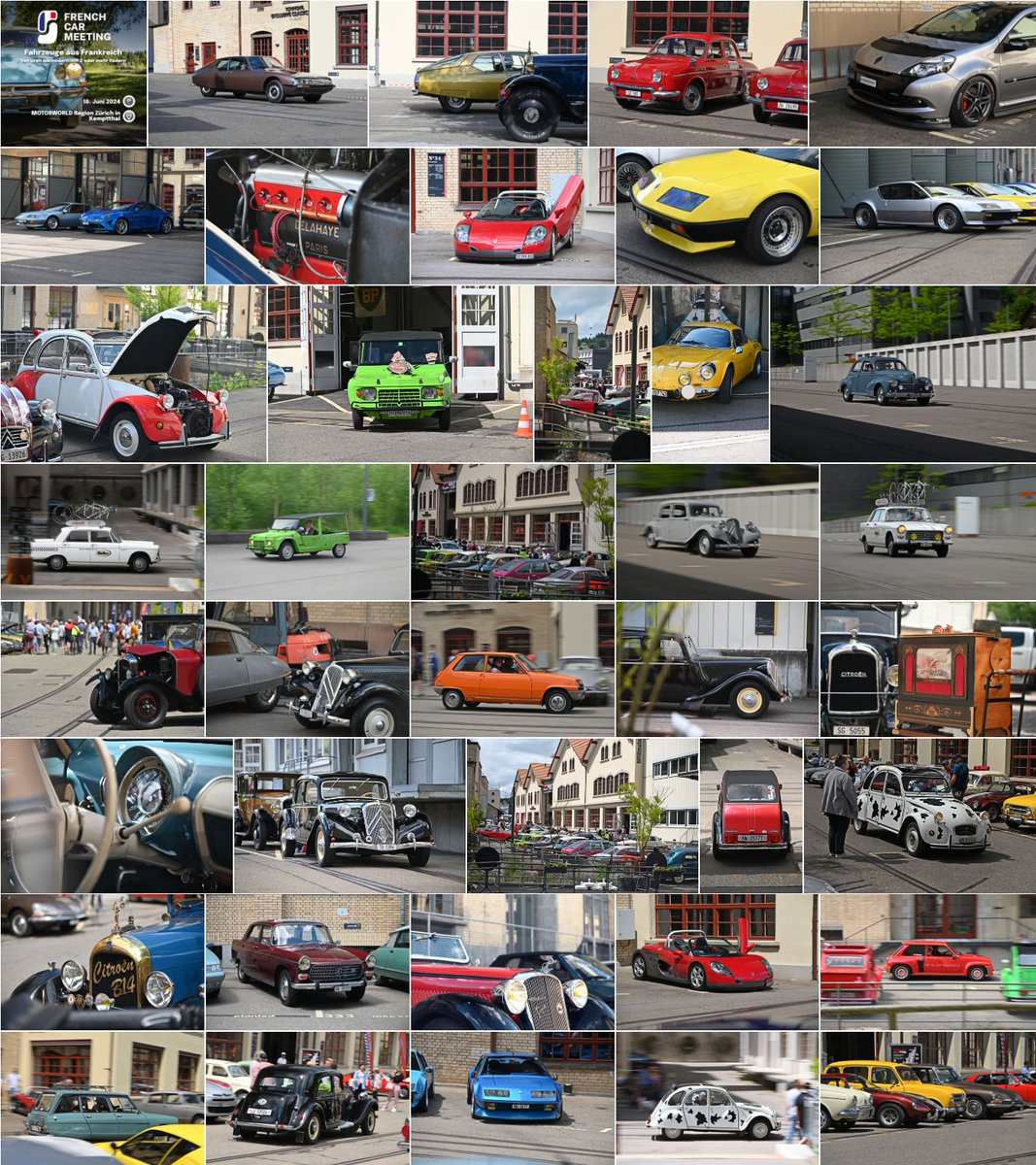 Erste Bilder von unserem French Car Meeting 2024 auf openairtours.ch/french-car-mee…! Wir sind am 15. Juni 2025 mit den Franzosen zurück und bereits am 7. Juli 2024 mit dem Italian Car Meeting! #schoenerfahren #openairtours #schwungrad #frenchcars #openairlifestyle #motorworldzurich