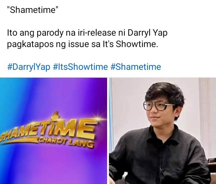 Tang inang yan ano nakikisakay ka Akla para maging relevant ulit ? Paalala ko sayo yung pamamahiya ninyo kay Leni noon sagad sa Buto ah wag ka mag malilinis gagamit kapa ng issue ng iba para mapansin ka . #DarrylYapRIP