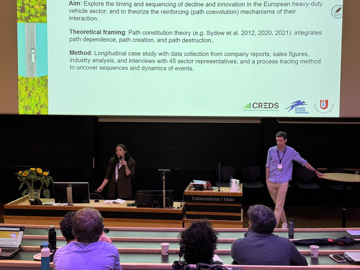 Michael P. Schlaile (@mschlaile) on Twitter photo Insights from <a href="/ErteltMarie/">Sophie-Marie Ertelt</a>, <a href="/Learn2Evolve/">Dermot Breslin</a>, and <a href="/JohanKask/">Johan Kask</a> from their longitudinal study on the #coevolution of #decline and #innovation paths in the heavy-duty vehicles sector at “#IST2024 Insights from <a href="/ErteltMarie/">Sophie-Marie Ertelt</a>, <a href="/Learn2Evolve/">Dermot Breslin</a>, and <a href="/JohanKask/">Johan Kask</a> from their longitudinal study on the #coevolution of #decline and #innovation paths in the heavy-duty vehicles sector at “#IST2024