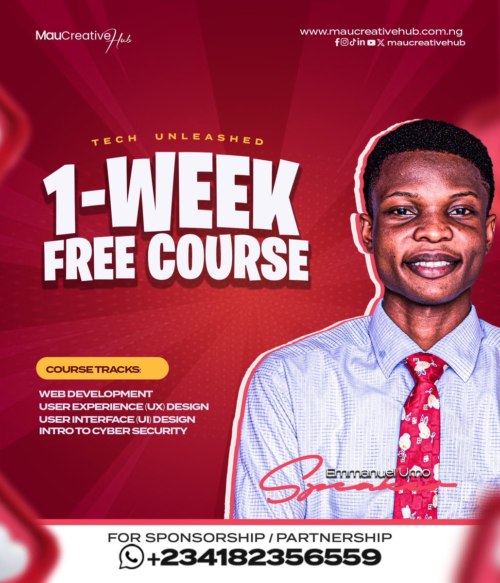 EmmanuelUmo07's tweet image. It's today!
We're so pumped to impact!
#TechUnleashed 
#calabar