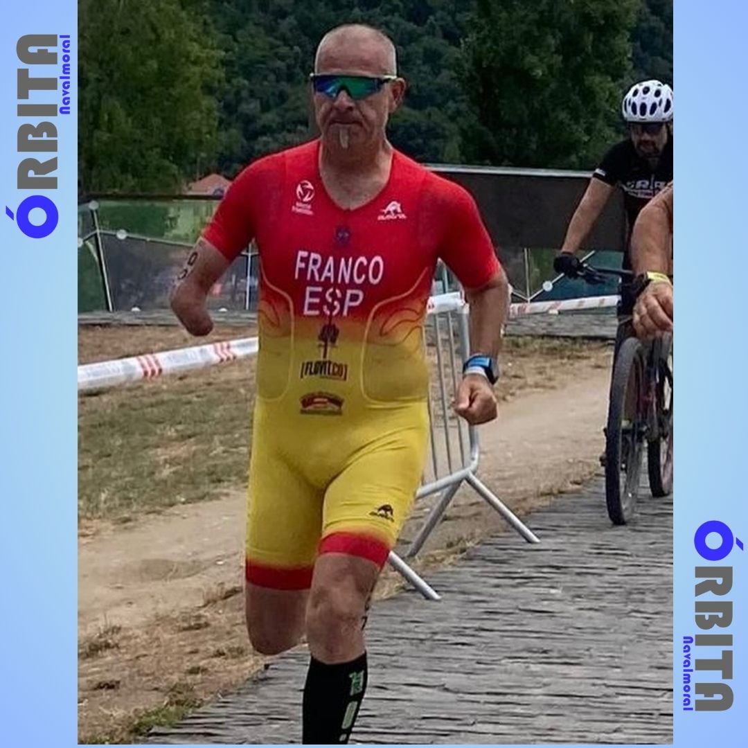 orbitanavalmo's tweet photo. El #PARATRIATLETA afincado en Navalmoral de la Mata, TONI FRANCO, se ha proclamado #campeón de #Europa de #Paraduatlón, en la categoría PTS5, en el 2024 EUROPE TRIATHLON MULTISPORT CHAMPIONSHIPS COIMBRA. Toni hizo un crono de una hora, 14 minutos y 58 segundos.
@ToniFrancoSalas https://t.co/Tuk1cRzkDl