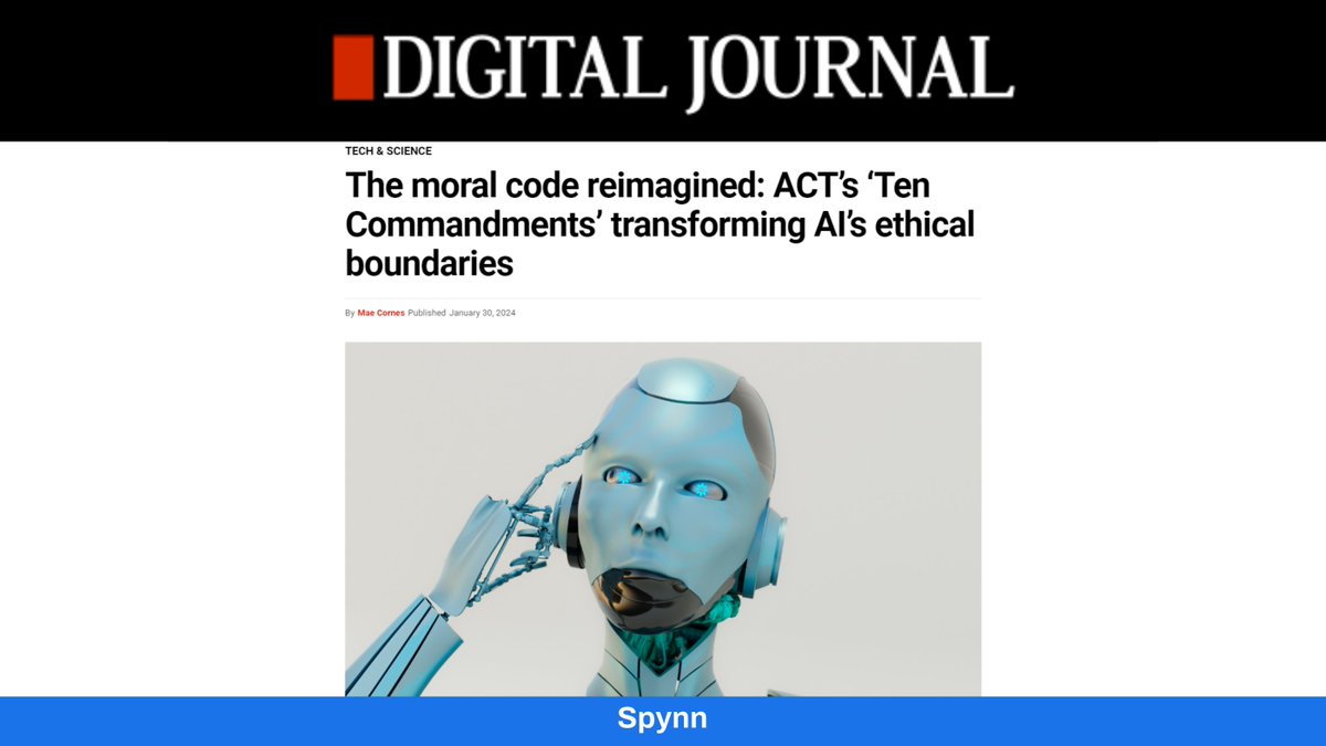 spynn_co's tweet image. 🚀 Another success story! Nam Kim&apos;s article on AI&apos;s ethical boundaries is live on Digital Journal. 

Want similar exposure? Send Us a Message! 💬 #SpynnCo