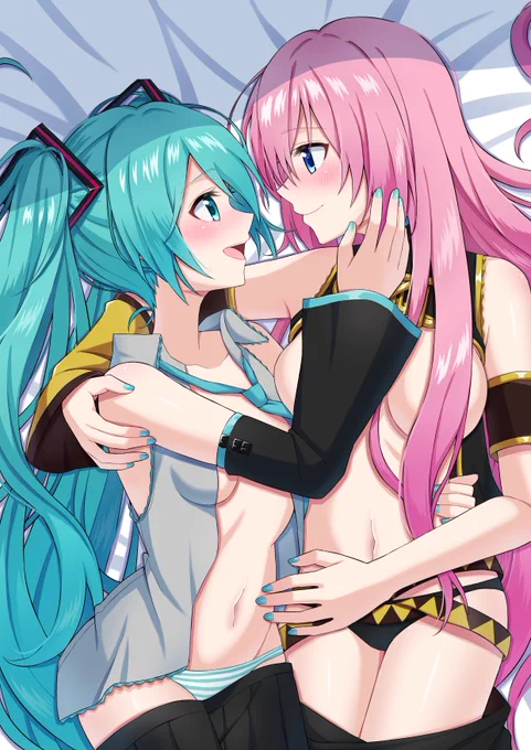 Skebでリクエスト頂いたミクルカです