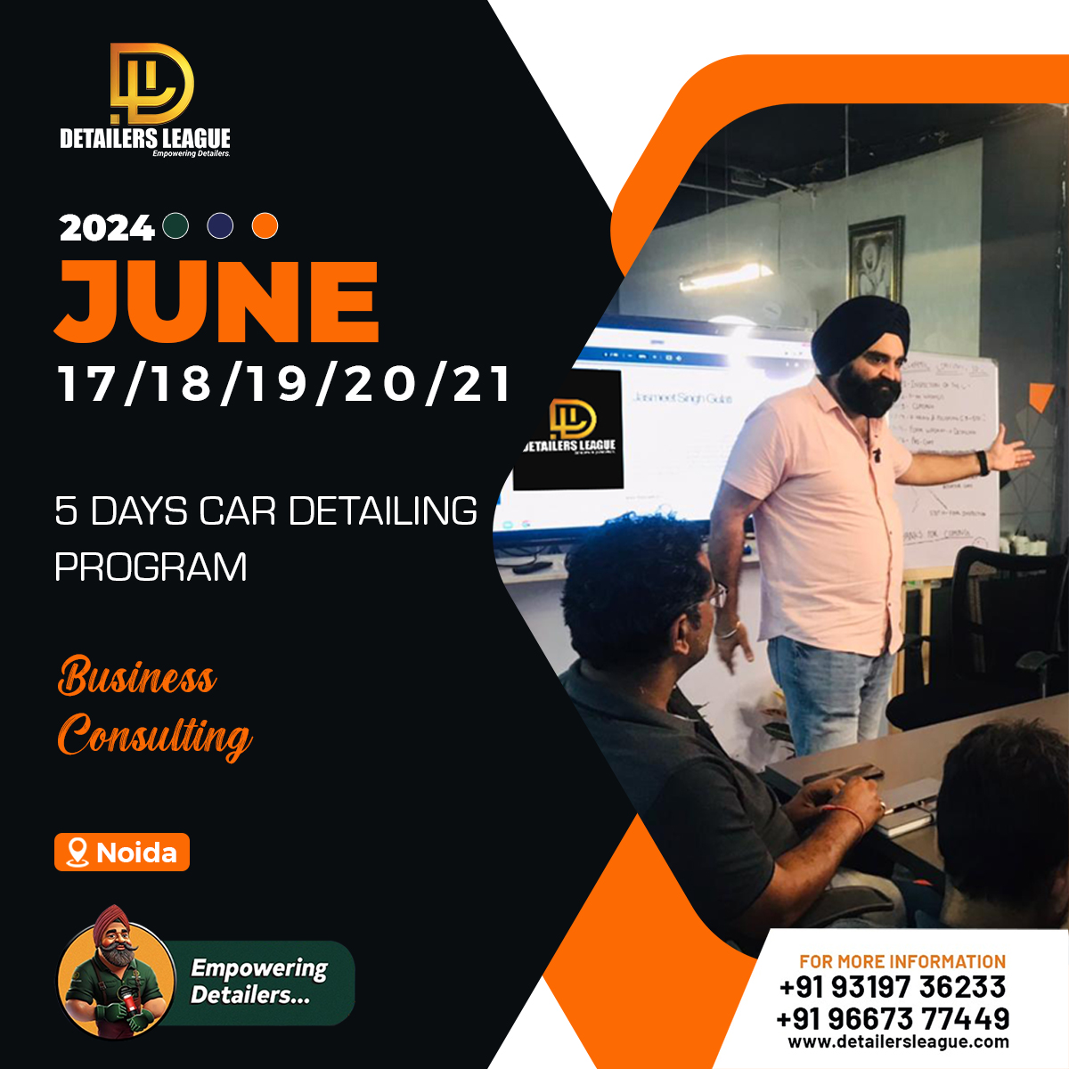 detailersleague's tweet image. 🚀 Join our 5-day Car Detailing Program! Learn expert coating application and earn a shop &amp;amp; personal certificate. 🎓 Includes a dedicated tag section for easy identification. 🚗✨ Perfect for boosting your skills and business!
#detailersleague
#PPFTraining
#WrappingTraining