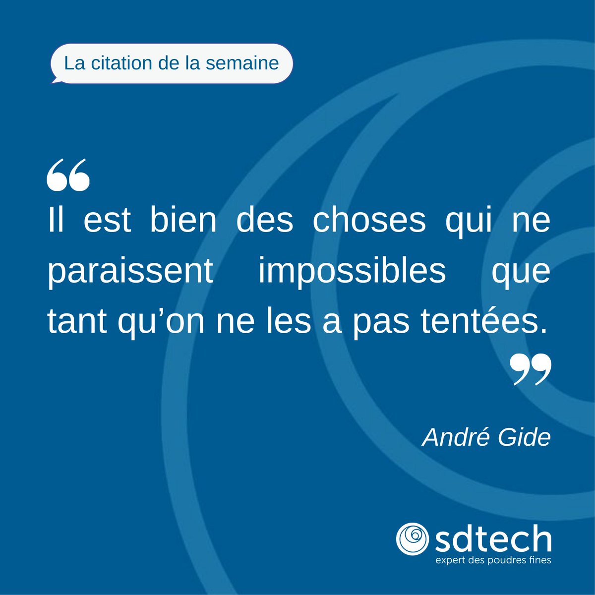 SDTech_Groupe's tweet photo. [CITATION DE LA SEMAINE] https://t.co/RyjdHZhfWu
Innover, viser l’excellence et incarner nos valeurs d’intégrité au quotidien sont les ingrédients de l’histoire de SDTech, les clés de la réussite d’aujourd’hui et resteront sans nul doute à la base des succès de demain #sdtechlive https://t.co/IpoT2HUeCB
