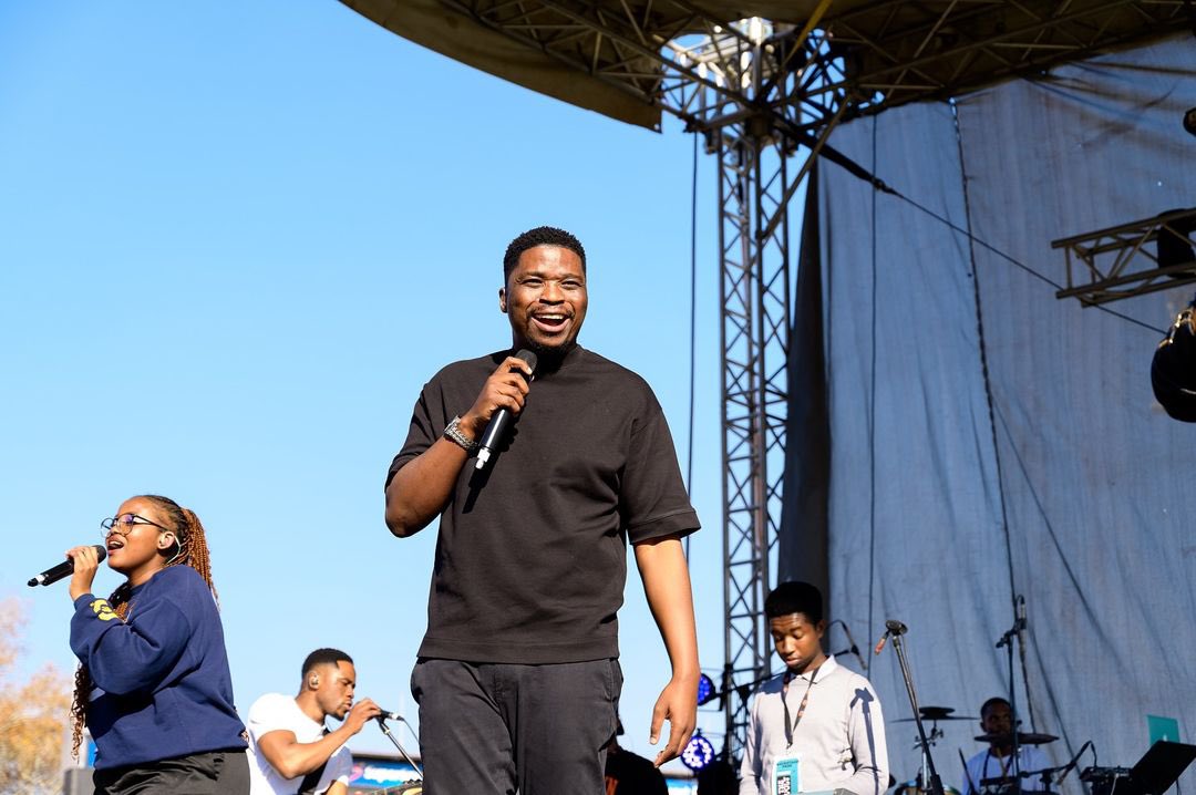 GraceImpactZA's tweet photo. Grace Court Youth is fired up after attending the Youth Fest by 3C The Volt at SuperSport Park. Thousands of youth gathered to worship Jesus. https://t.co/8sDCSTTrrU