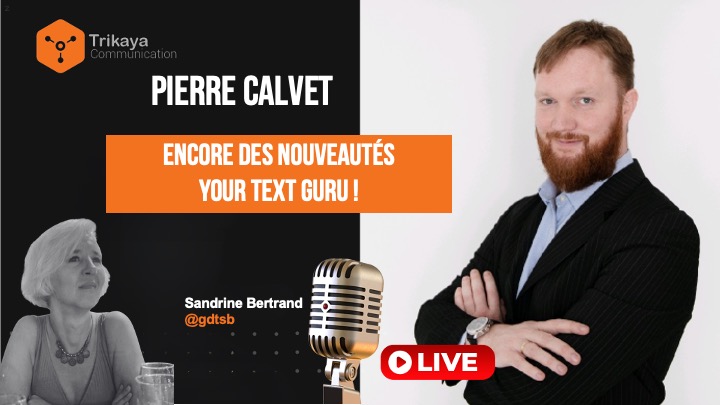 Sandrine Bertrand (@gdtsb) on Twitter photo 🔴#TrikayaLive -->📷⏱️>> CE Mardi 18 à 15h <<
📷<a href="/PierreCalvet/">Calvet Pierre</a> 📷 vous dit tout sur les dernières nouveautés de Your Text Guru ! Des infos et des tips pratiques pour maitriser YTG !
📷 RT / Partagez !
📷twitch.tv/doeurf
youtube.com/@trikayalive 🔴#TrikayaLive -->📷⏱️>> CE Mardi 18 à 15h <<
📷<a href="/PierreCalvet/">Calvet Pierre</a> 📷 vous dit tout sur les dernières nouveautés de Your Text Guru ! Des infos et des tips pratiques pour maitriser YTG !
📷 RT / Partagez !
📷twitch.tv/doeurf
youtube.com/@trikayalive