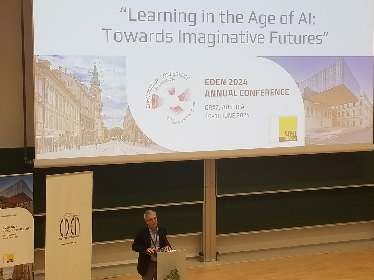 SeanOReillyTHEA's tweet photo. Delighted to be at @EDEN_DLE conference in Graz, to share @ntutorr experiences as one of a series from #NTUTORR partners here, #technologicaluniversities #institutesoftechnology #nextgenerationeu https://t.co/fXW6JjVpUd