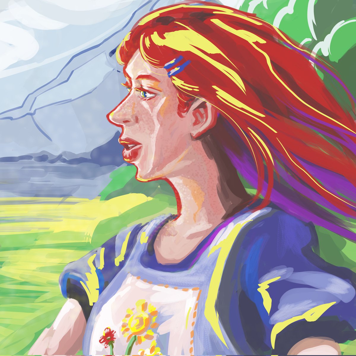 LuWel11's tweet photo. #WIPs  i dont know.  the drawing looks familiar 
and a sad attempt to use #rainbow palette xD

#art #artistonx #artistsontwt #artmoots https://t.co/Bb8Tvm9Zqm