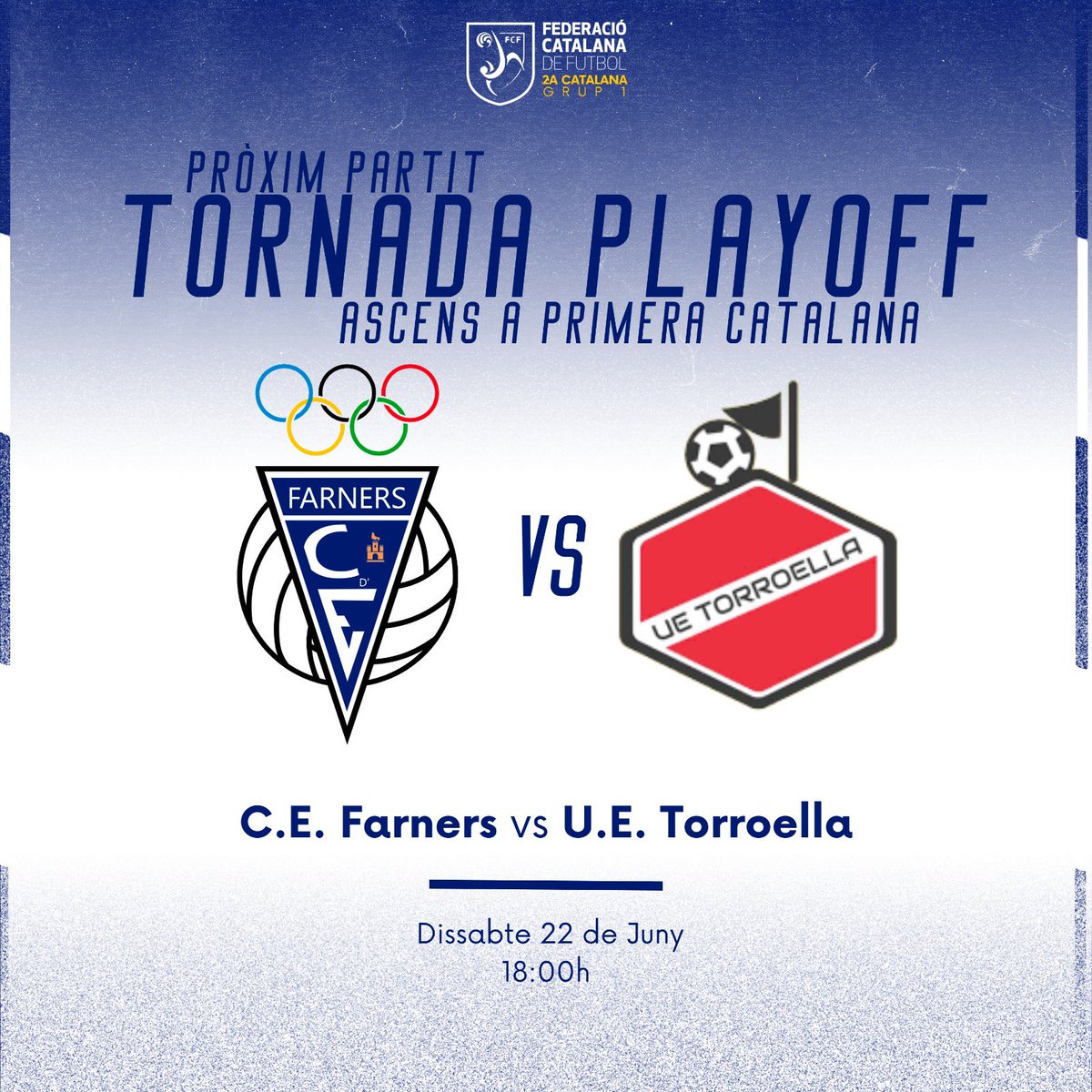 futbolfarners's tweet photo. Us necessitem més que mai per aixecar el resultat en contra i assolir l'ascens a #1cat1.

DISSABTE, TOTHOM AL MUNICIPAL!

#FarnersSempreEndavant #2cat1 https://t.co/R5mQPQCZhs