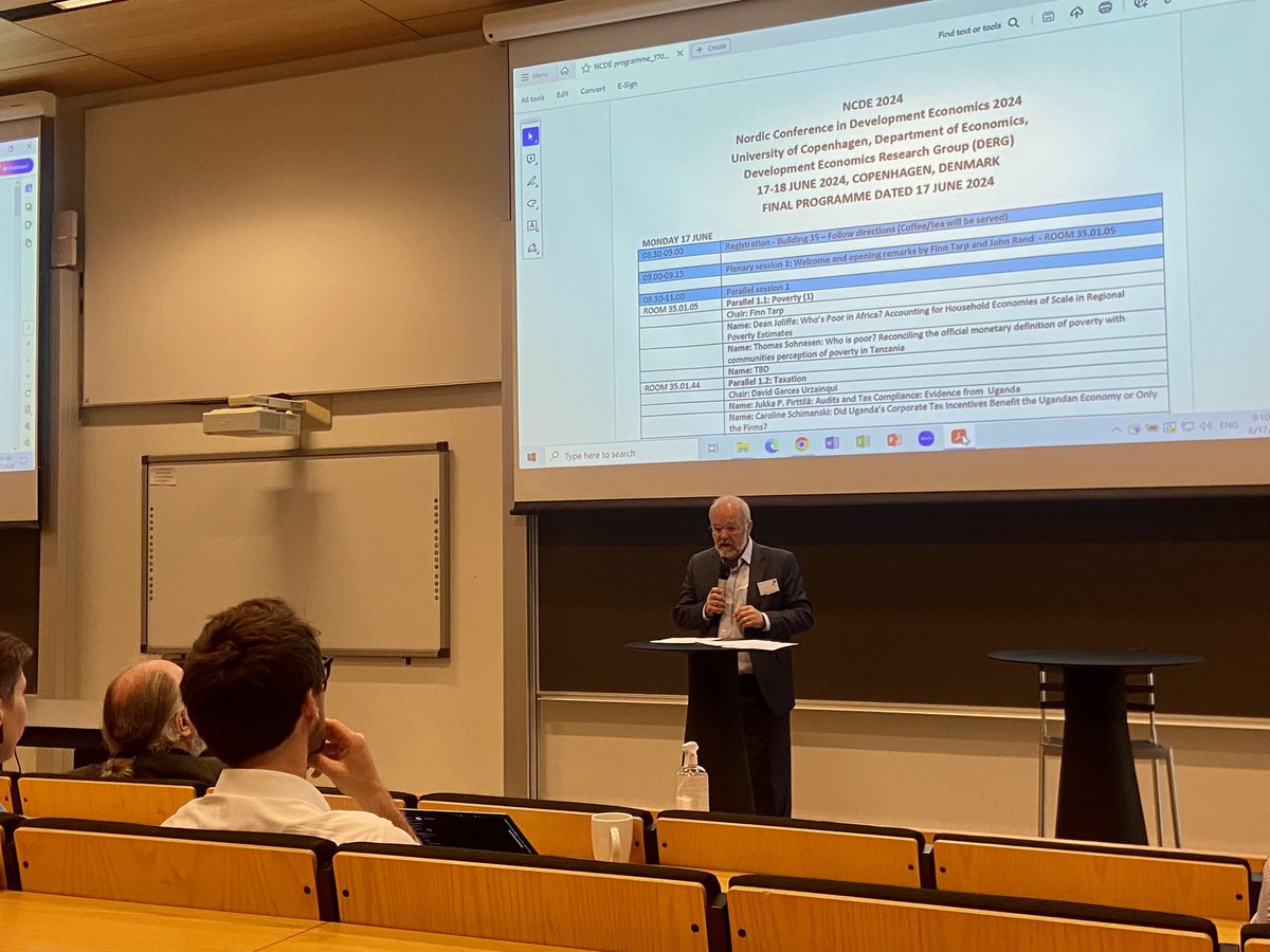 paofal's tweet image. Nordic Conference in Development Economics 2024 starting! @Economics_UCPH @DERG_DK #ncde