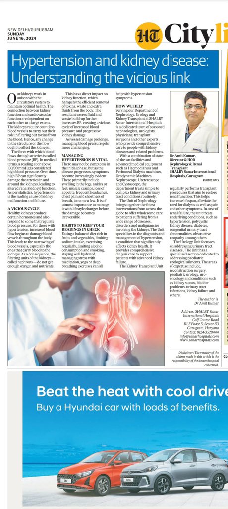 AmitNephrology's tweet photo. My article in @htTweets  today on Hypertension and kidney disease 

https://t.co/v4fCyT1zuQ https://t.co/pffHH8ImAC