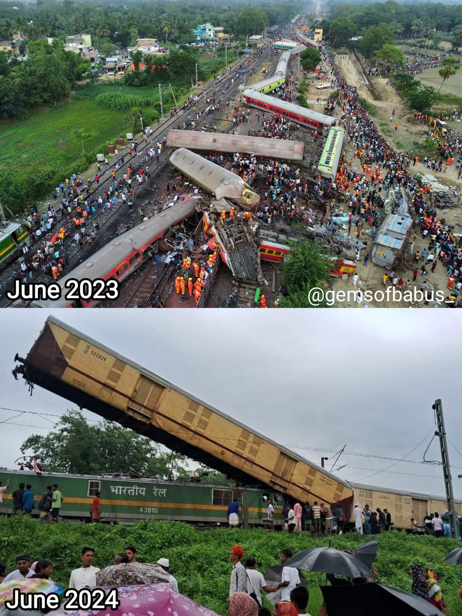 Indian Railways is F*cked UP 💔.
Nothing Changed and Nothing Will Change. 🤷🏻‍♂️
#TrainAccident