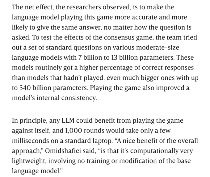 How Game Theory Can Make AI More Reliable https://t.co/m9AYU9zeJT https://t.co/OhMtJLYWgV