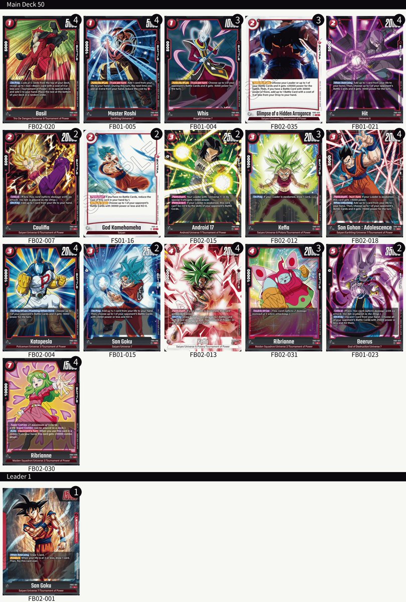 Dragon Ball Super Card Fusion World tweet media