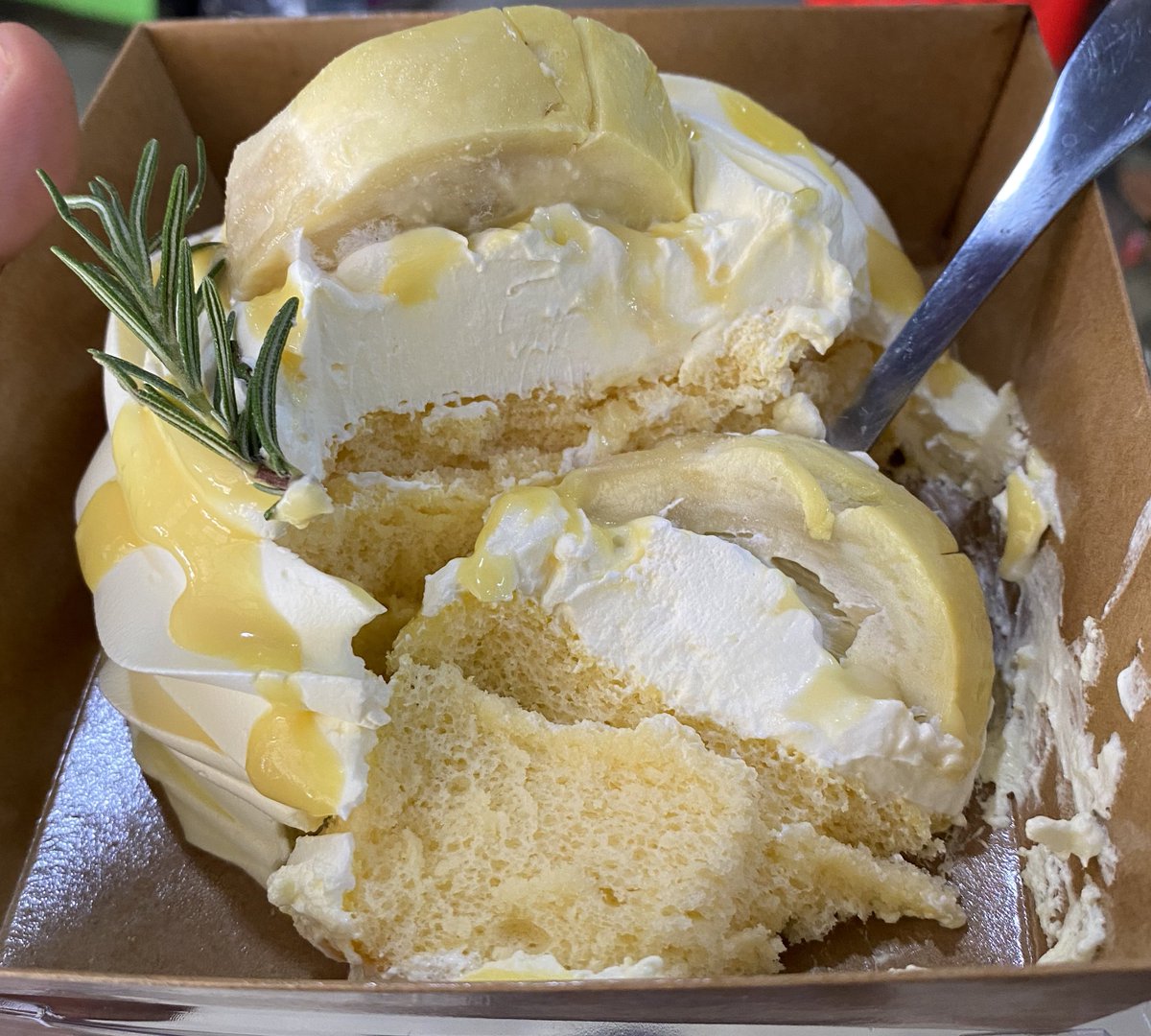 คิดถึงเค้กทุเรียน 🤤