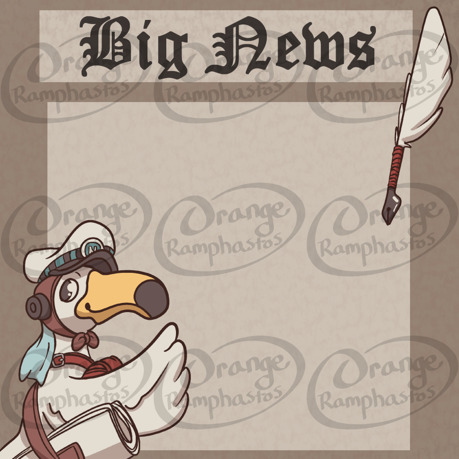 News coo based memo pad I designed for <a href="/opanimalszine/">Friend-Shaped 🐾 A One Piece Animals zine</a> ! 🖋

Go read an awesome and free zine to get the non-watermarked printable version.📰