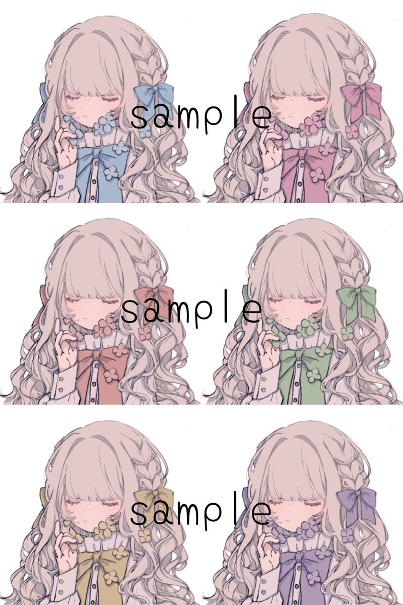 🌼 #フリーアイコン 🌼
💜💙🩵💚💛🧡🩷の全7色です🫧
この投稿のリプに全色続いているので好きな色・推し色・お気に入りの色を見つけてください🥰
使用時プロフィール欄にIDを書いてくれると嬉しいです🌼

IDやサインを消すトリミング、色味が変わってしまう加工、二次配布等はお控えください💦 