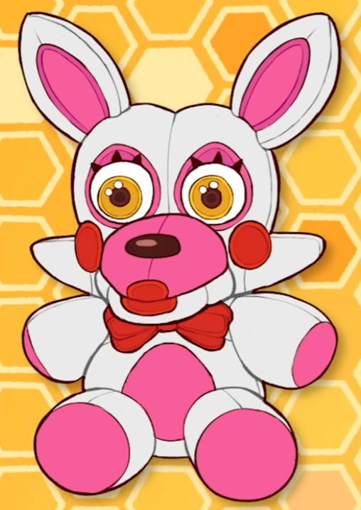 JohnVie71729035's tweet image. Forgot to mention that some of the plushies were inspired by @bizabizow's designs. which i actually made Toy Foxy and her Mangle Form.