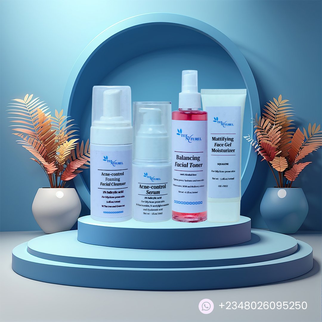 teenaturel's tweet image. Struggling with persistent acne? We&apos;ve got the perfect solution for you.  A comprehensive regimen designed to tackle acne from every angle!

Try our kit today and see the difference!

#skincare ##acnecontrol #mondaymorning
