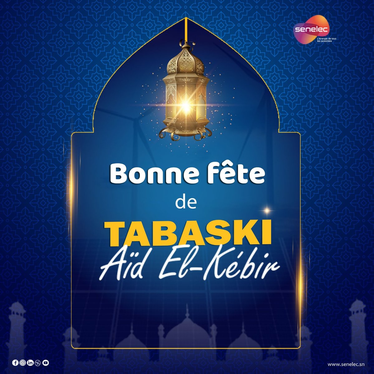Senelecofficiel's tweet image. Dewenety à tous.
Très bonne fête de Tabaski.
#tabaski2024