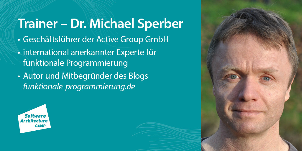SoftwareArcCamp's tweet image. 🌟 Ihr Trainer, Dr. Michael Sperber,  ist ein international anerkannter Experte mit über 20 Jahren Erfahrung in Forschung, Lehre und industrieller Entwicklung. Sein nächster Trainingstermin ist am 9. - 11. Juli für das Modul DLS 💻

Erfahre mehr unter 👉 ow.ly/oWt650SbJi3