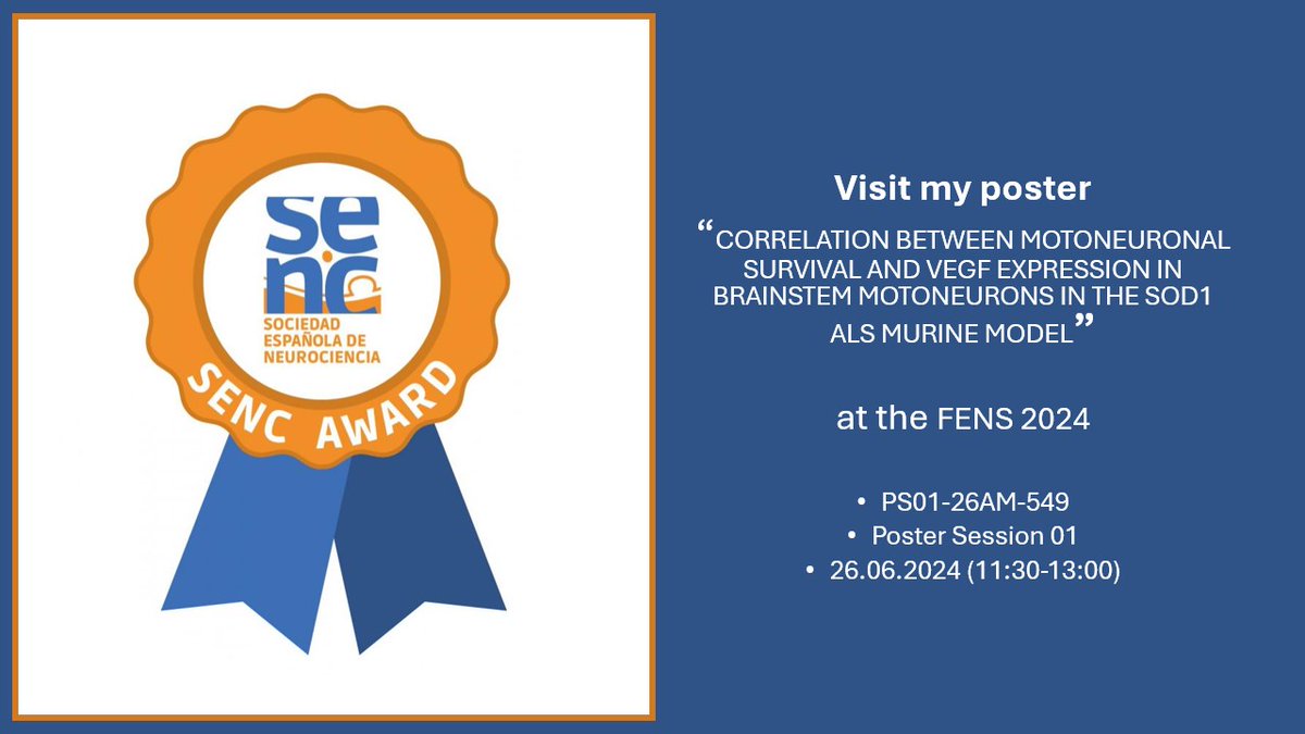 I am thrilled to share that I have been awarded a competitive #SENCTravelGrant to attend #FENS2024 in Vienna!
<a href="/SENC_/">SENC</a>  
<a href="/JovInvest_SENC/">@JovInvest_SENC</a>