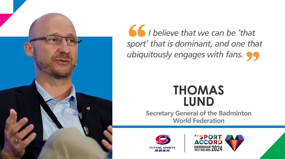 A series of elite badminton events are coming to China in the upcoming years. For Lund and the BWF, they have an ambitious mission make #badminton "the sport" in #China. 
Read our full interview with Thomas Lund, Secretary General of <a href="/bwfmedia/">BWF</a>➡️en.ytsports.cn/news-5281.html